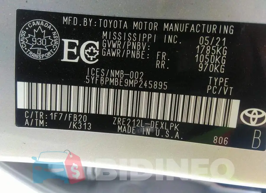 5YFBPMBE9MP245895 Photo# 9