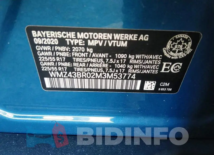 WMZ43BR02M3M53774 Photo# 9