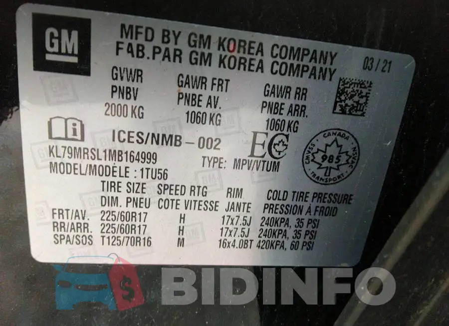 KL79MRSL1MB164999 Photo# 9