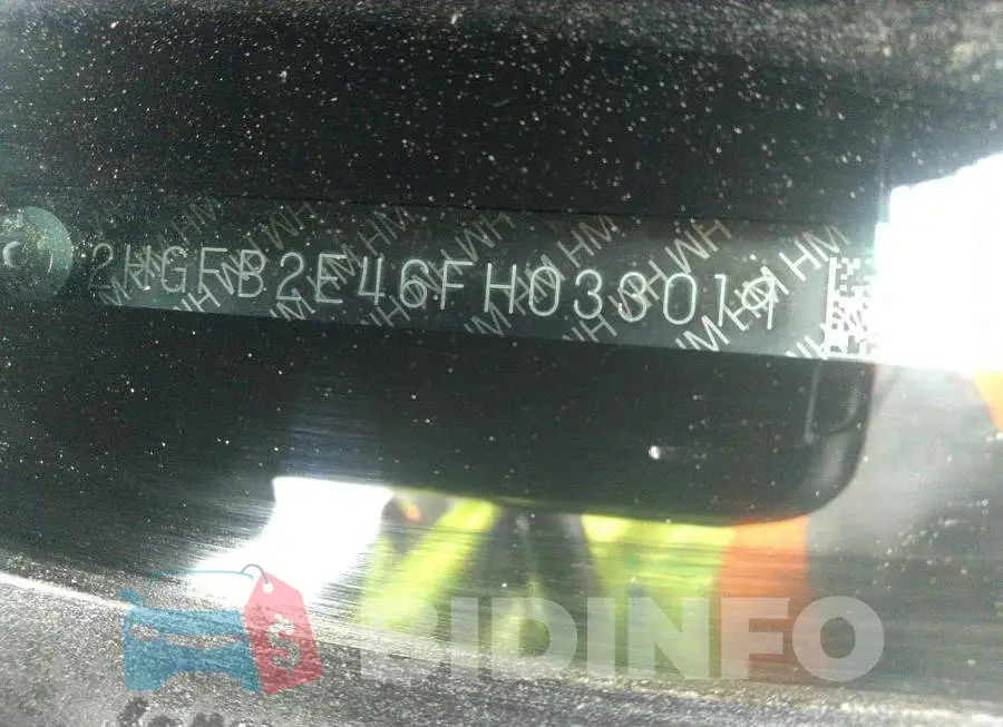 2HGFB2E46FH033019 Photo# 9