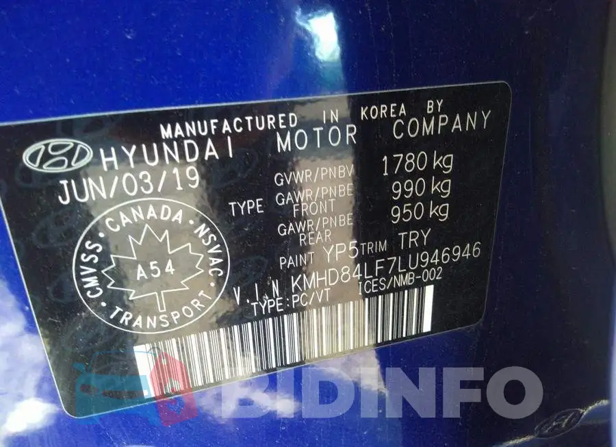 KMHD84LF7LU946946 Photo# 9