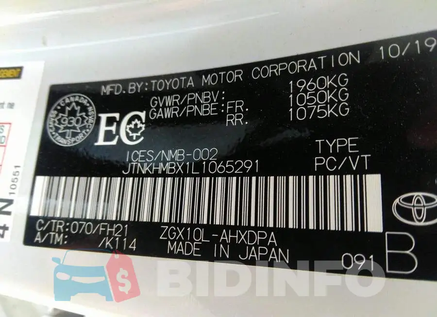 JTNKHMBX1L1065291 Photo# 9