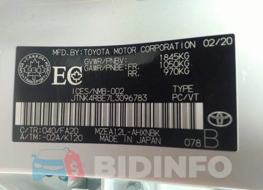 JTNK4RBE7L3096783 Photo# 9