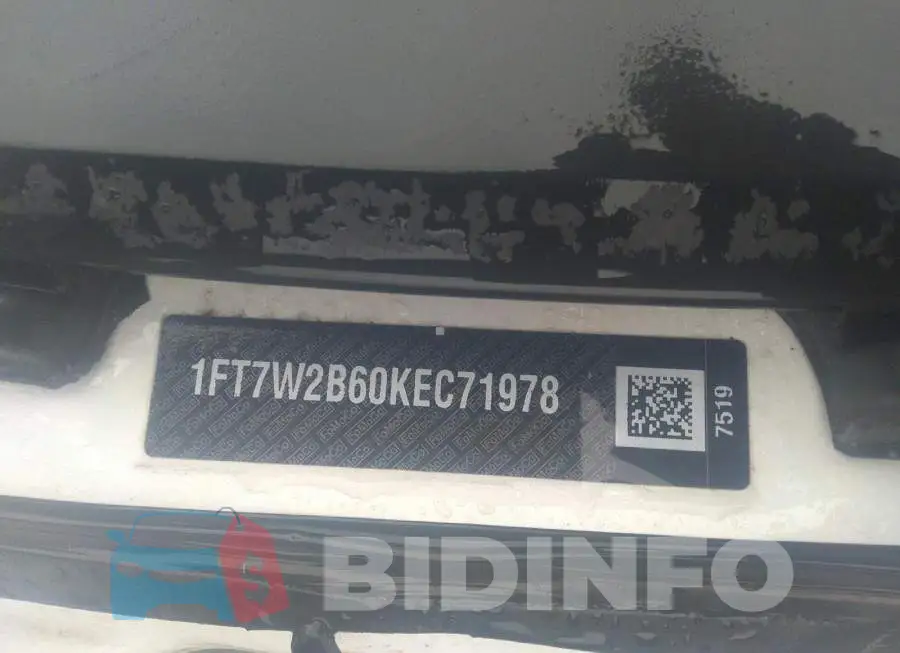 1FT7W2B60KEC71978 Photo# 9