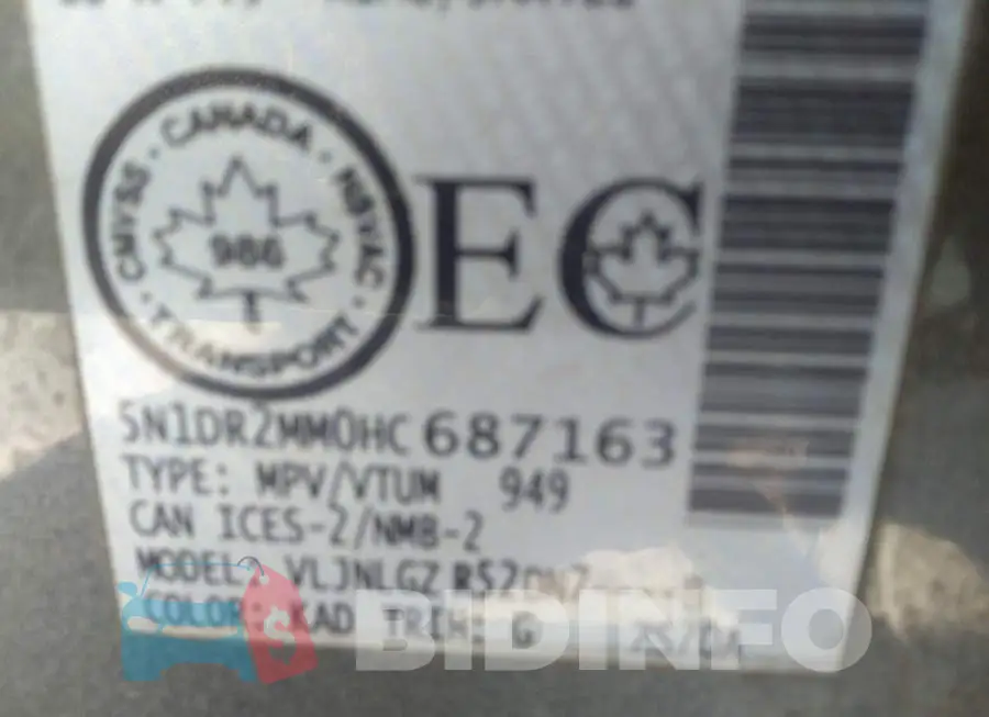 5N1DR2MM0HC687163 Photo# 9
