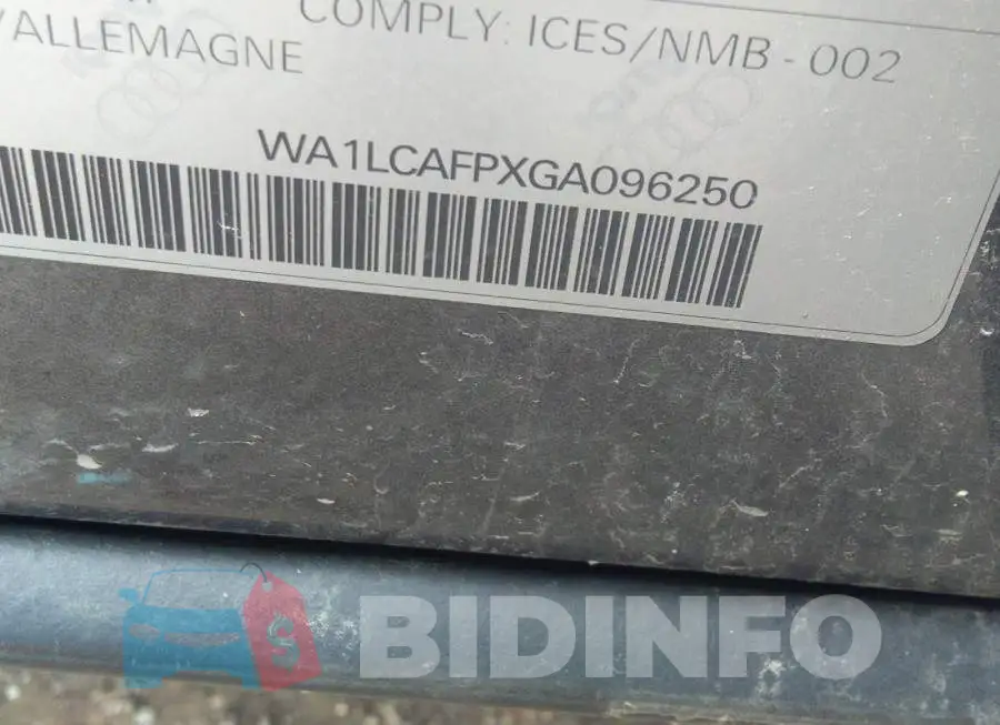 WA1LCAFPXGA096250 Photo# 9
