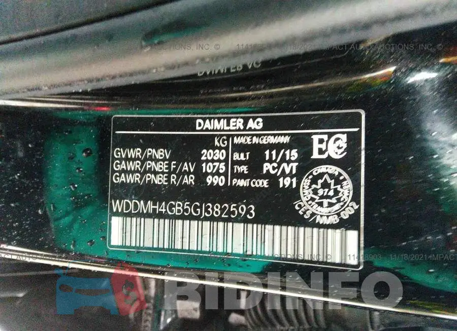 WDDMH4GB5GJ382593 Photo# 9