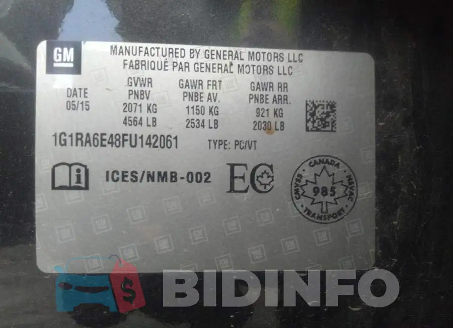 1G1RA6E48FU142061 Photo# 9