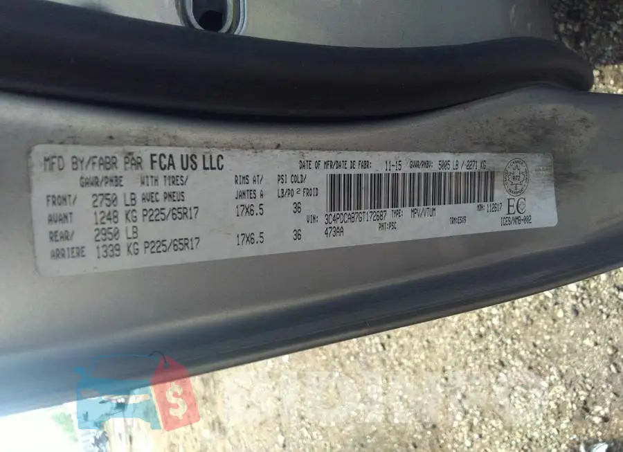 3C4PDCAB7GT172687 Photo# 9