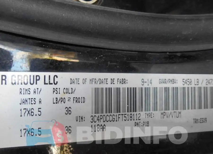 3C4PDCCG1FT518112 Photo# 11