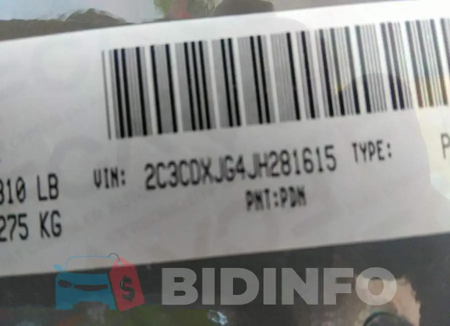 2C3CDXJG4JH281615 Photo# 9