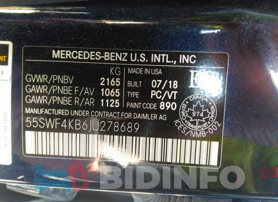 55SWF4KB6JU278689 Photo# 9