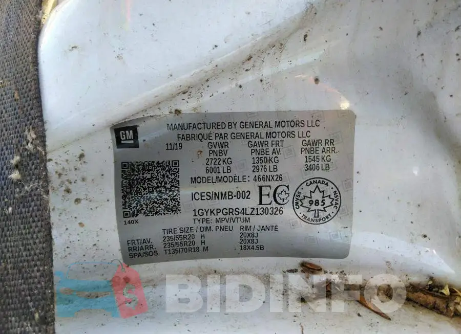 1GYKPGRS4LZ130326 Photo# 9