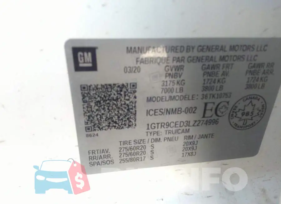 1GTR9CED3LZ274996 Photo# 9