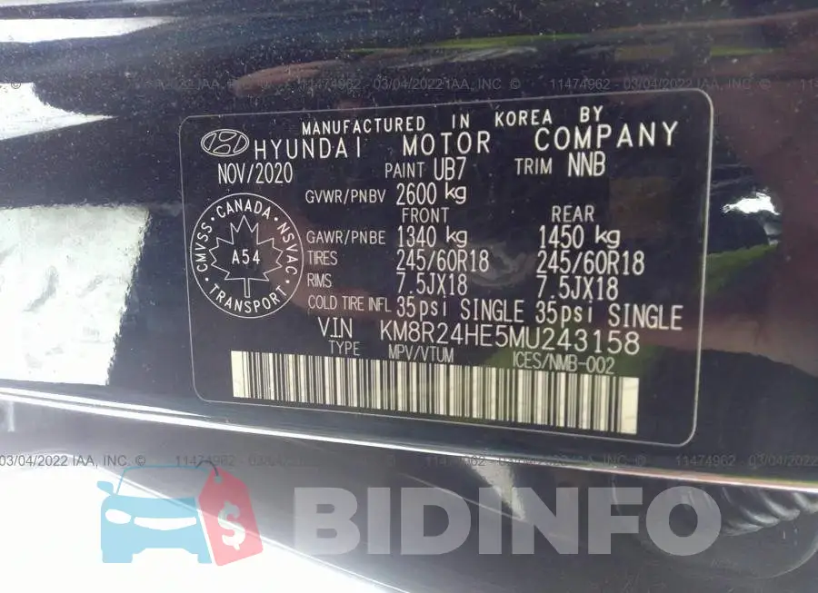 KM8R24HE5MU243158 Photo# 9
