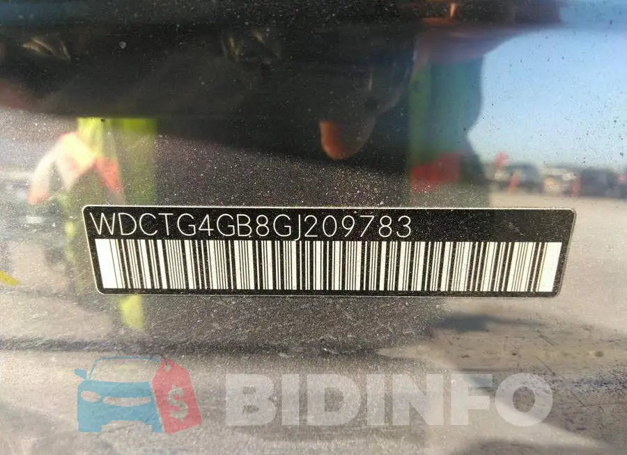 WDCTG4GB8GJ209783 Photo# 9