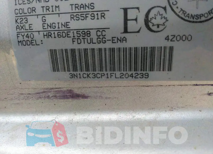 3N1CK3CP1FL204239 Photo# 9