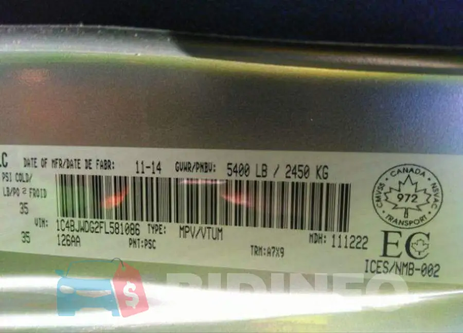 1C4BJWDG2FL581086 Photo# 10