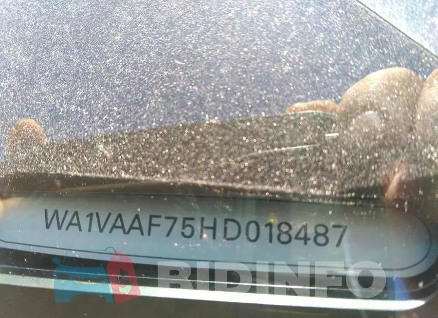 WA1VAAF75HD018487 Photo# 9