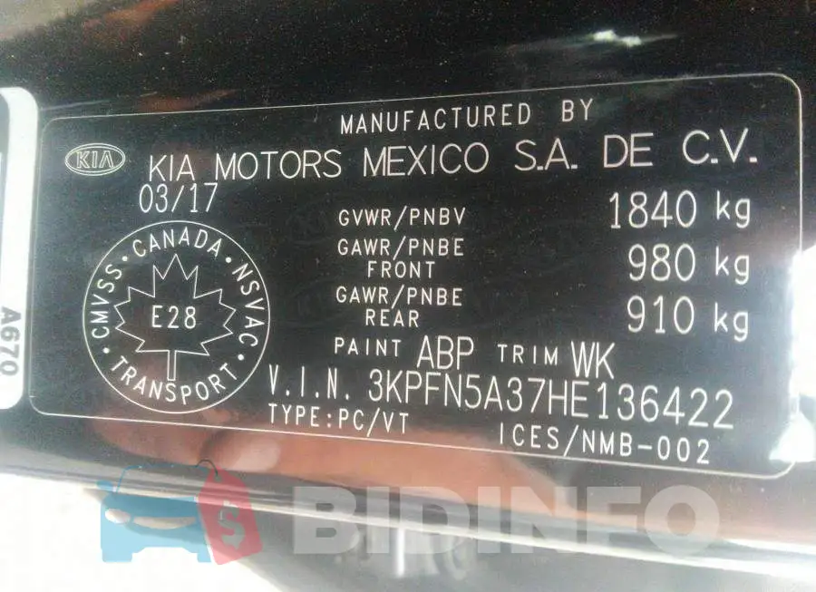 3KPFN5A37HE136422 Photo# 9