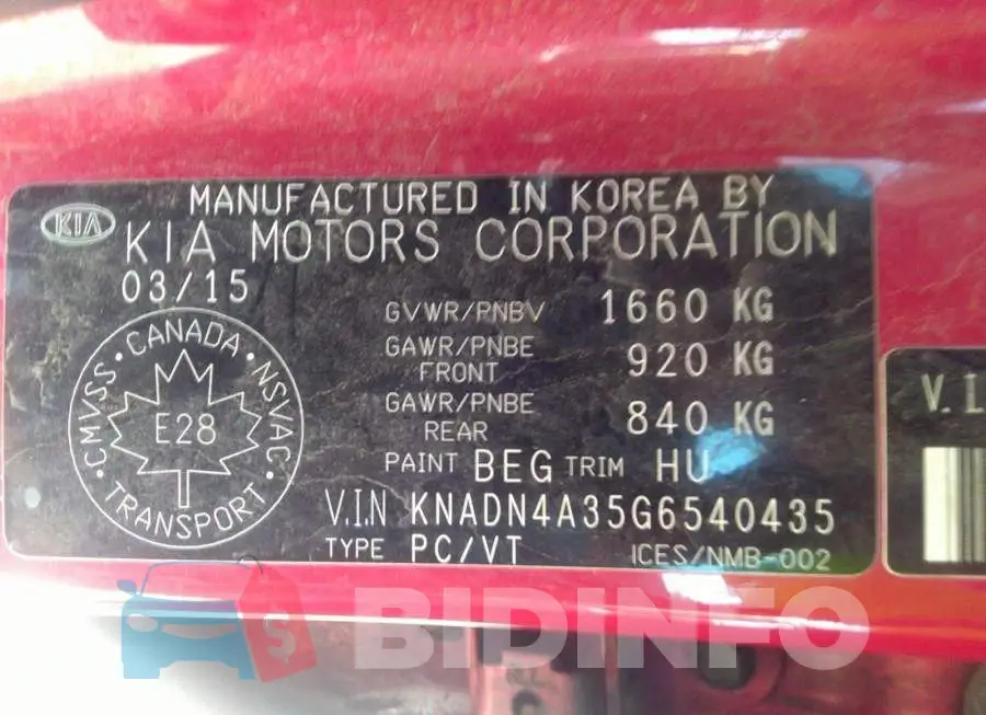 KNADN4A35G6540435 Photo# 9