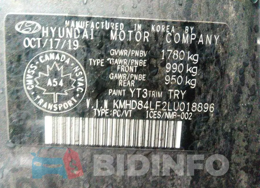 KMHD84LF2LU018896 Photo# 9