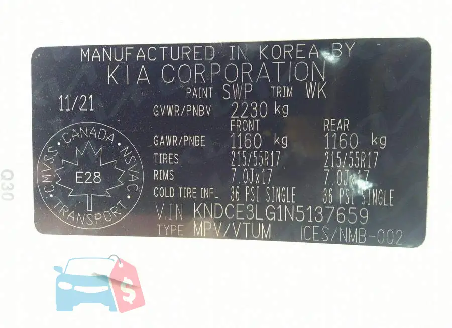 KNDCE3LG1N5137659 Photo# 9