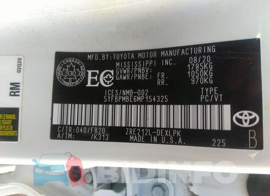 5YFBPMBE6MP154325 Photo# 9
