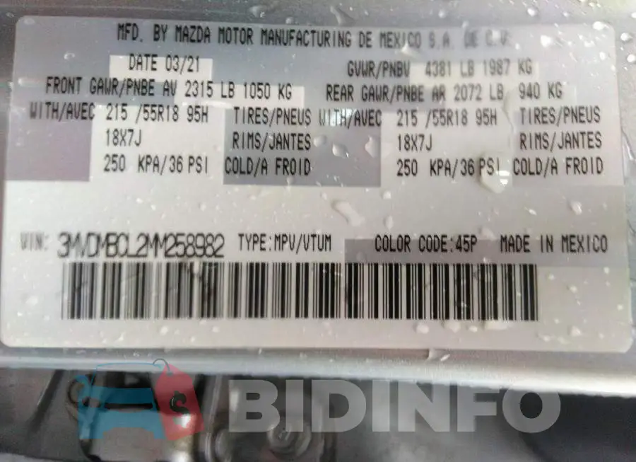 3MVDMBCL2MM258982 Photo# 9
