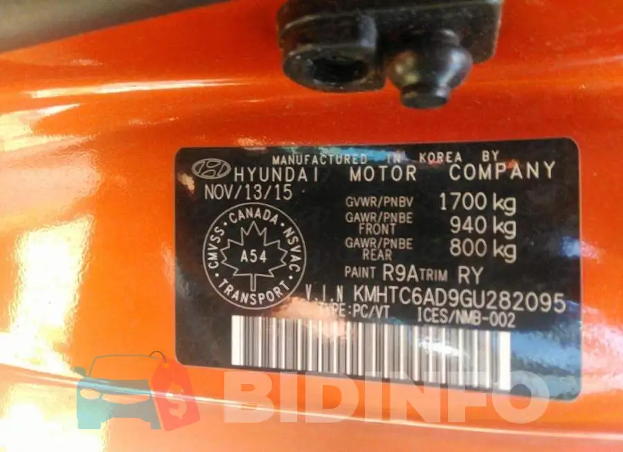 KMHTC6AD9GU282095 Photo# 9