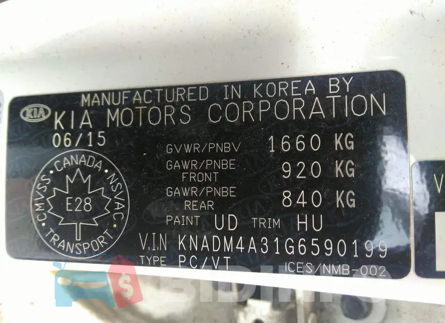 KNADM4A31G6590199 Photo# 9