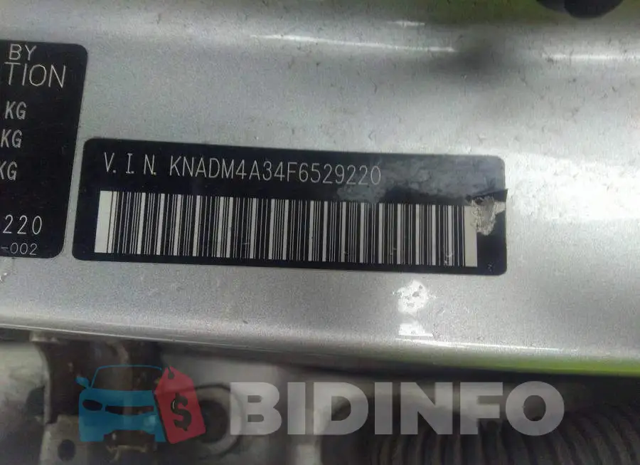 KNADM4A34F6529220 Photo# 9