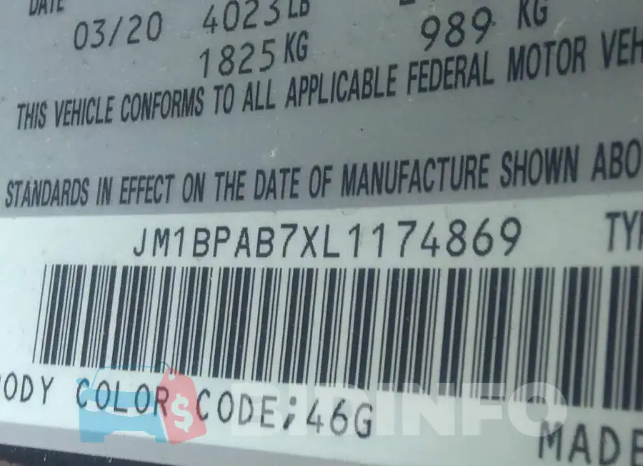 JM1BPAB7XL1174869 Photo# 9