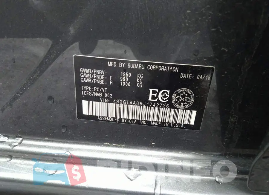 4S3GTAA66J1742736 Photo# 9