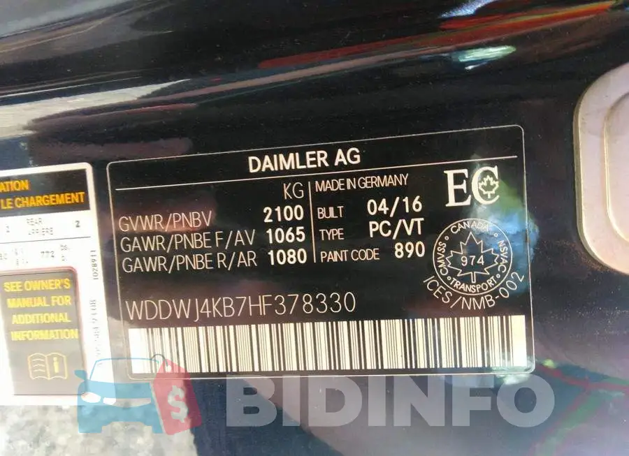 WDDWJ4KB7HF378330 Photo# 9