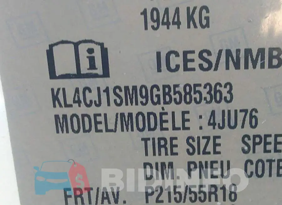 KL4CJ1SM9GB585363 Photo# 9