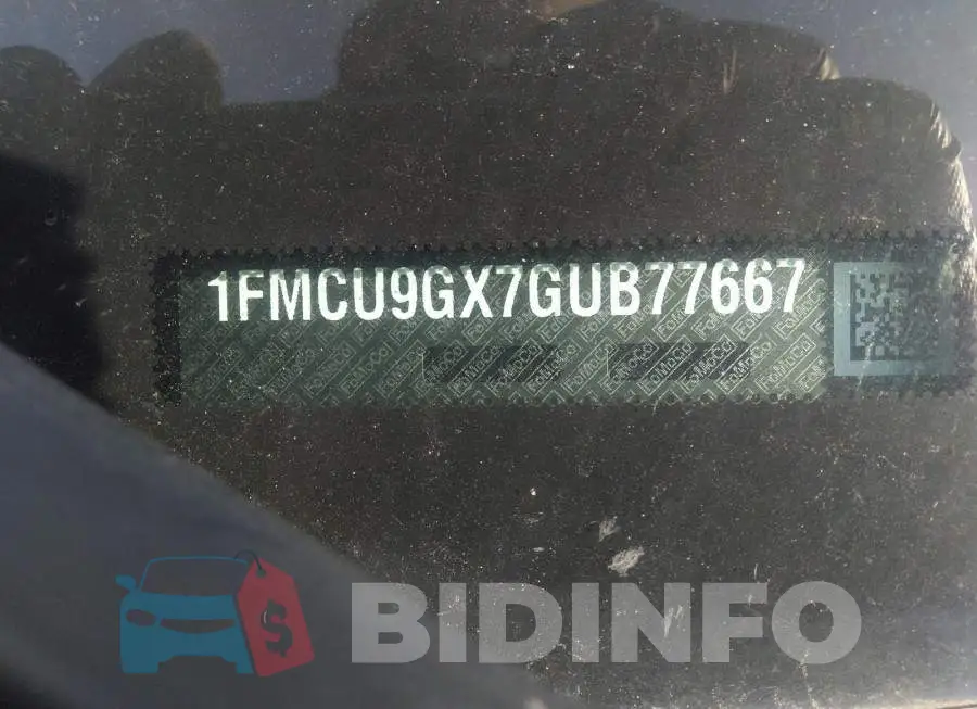 1FMCU9GX7GUB77667 Photo# 9