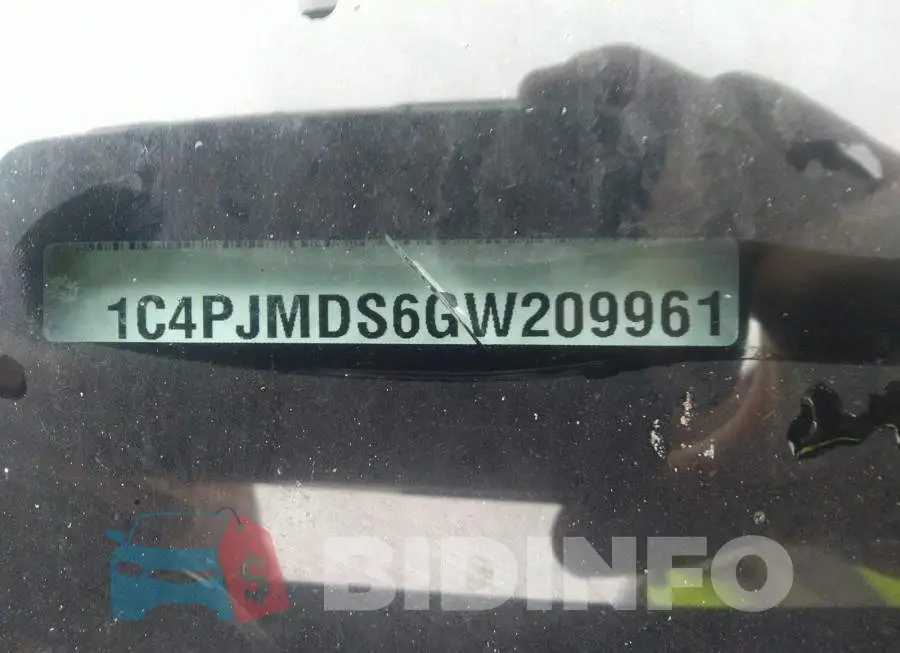 1C4PJMDS6GW209961 Photo# 9
