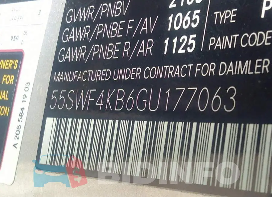 55SWF4KB6GU177063 Photo# 9