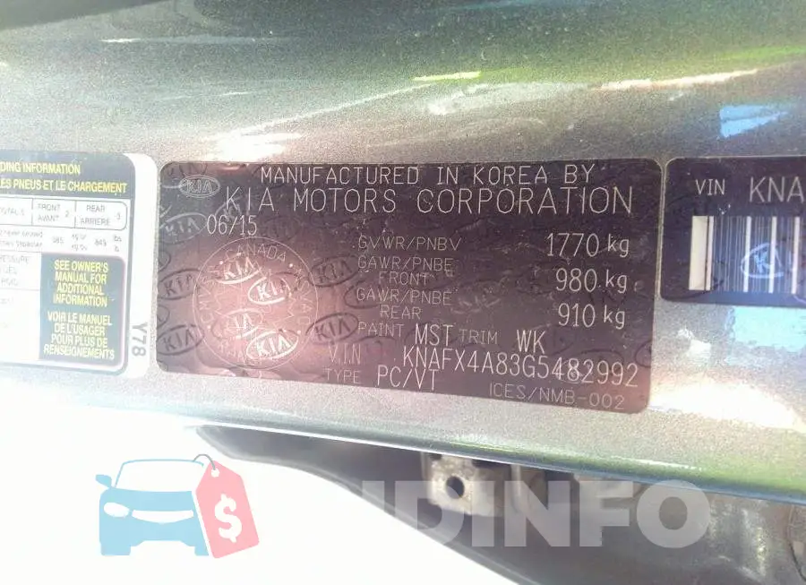 KNAFX4A83G5482992 Photo# 9