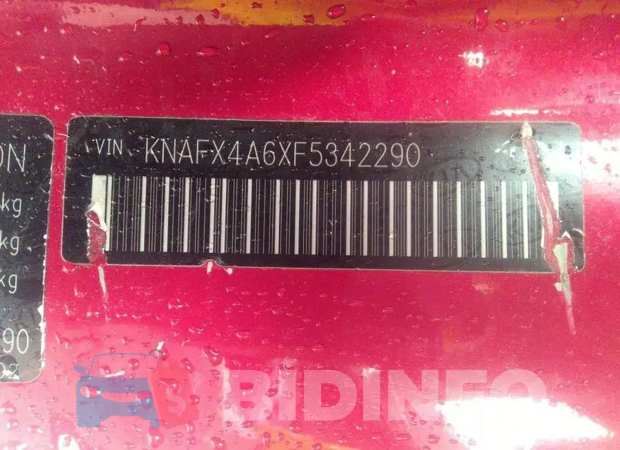 KNAFX4A6XF5342290 Photo# 9