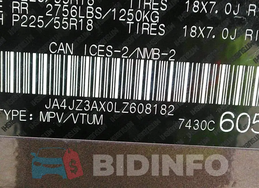 JA4JZ3AX0LZ608182 Photo# 9