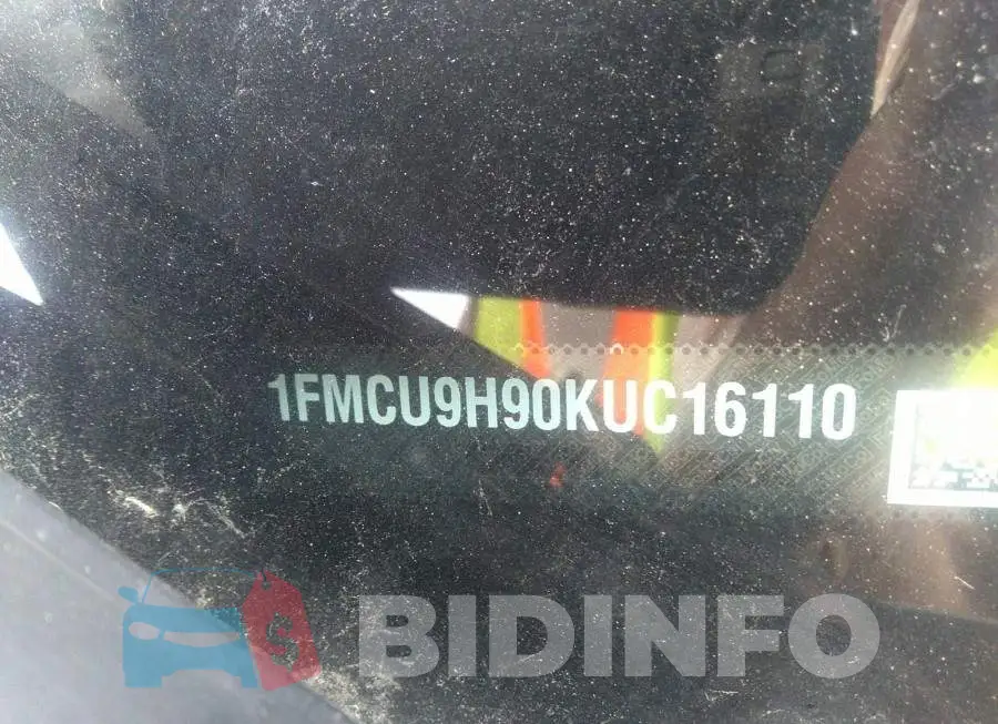 1FMCU9H90KUC16110 Photo# 9