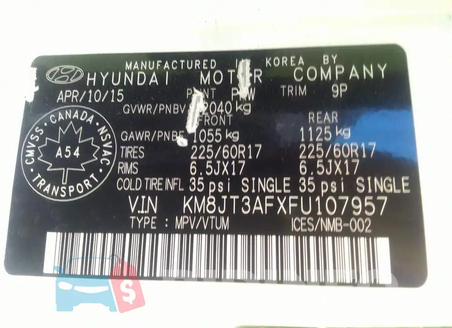 KM8JT3AFXFU107957 Photo# 9