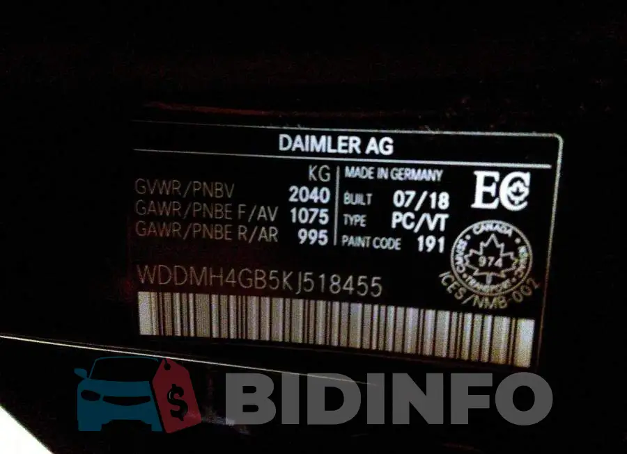 WDDMH4GB5KJ518455 Photo# 9