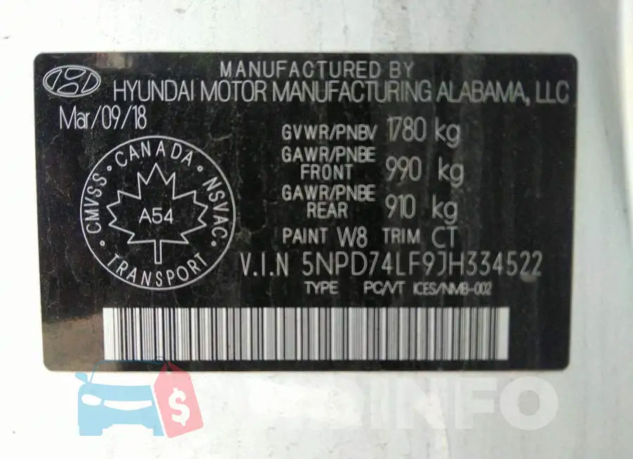 5NPD74LF9JH334522 Photo# 9