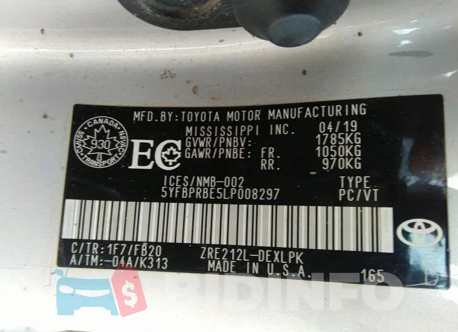 5YFBPRBE5LP008297 Photo# 9
