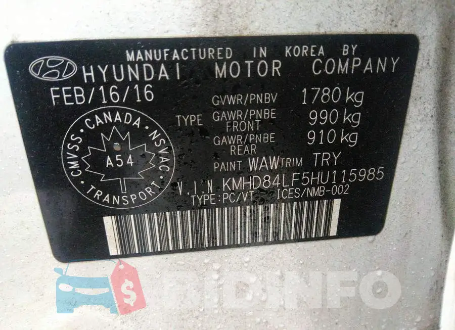 KMHD84LF5HU115985 Photo# 9