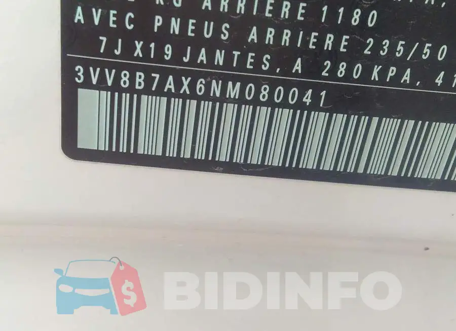 3VV8B7AX6NM080041 Photo# 9