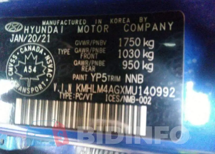 KMHLM4AGXMU140992 Photo# 10